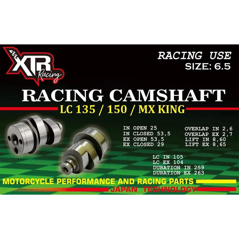 NOKEN AS RACING ( RACING CAMSHAFT ) JUPITER MX / VIXION / MX KING ( BALAP ) - Image 8
