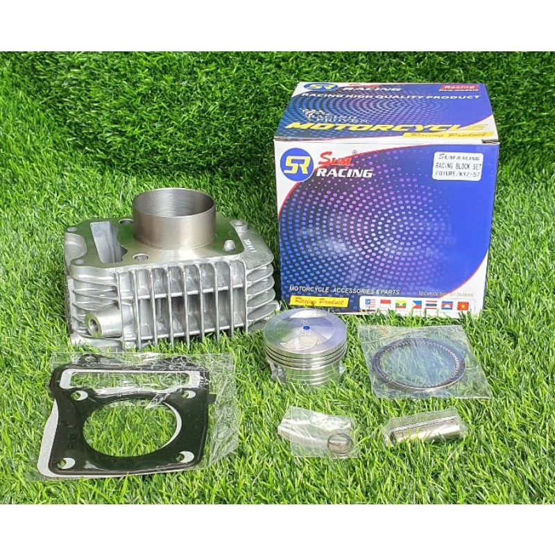 Blok Bore Up Honda Supra X 125 Helm in / Blade 125 fi / Kharisma KPH Size 57MM ( 150cc ) - Image 8