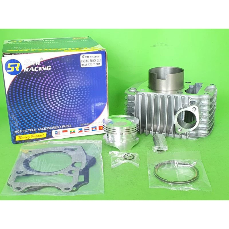 Blok Bore Up Honda Supra X 125 Helm in / Blade 125 fi / Kharisma KPH Size 57MM ( 150cc ) - Image 3