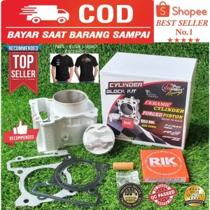 BLOK BOREUP CERAMIC NMAX, LEXI, WR155, AEROX SIZE 63MM ( 185 cc )