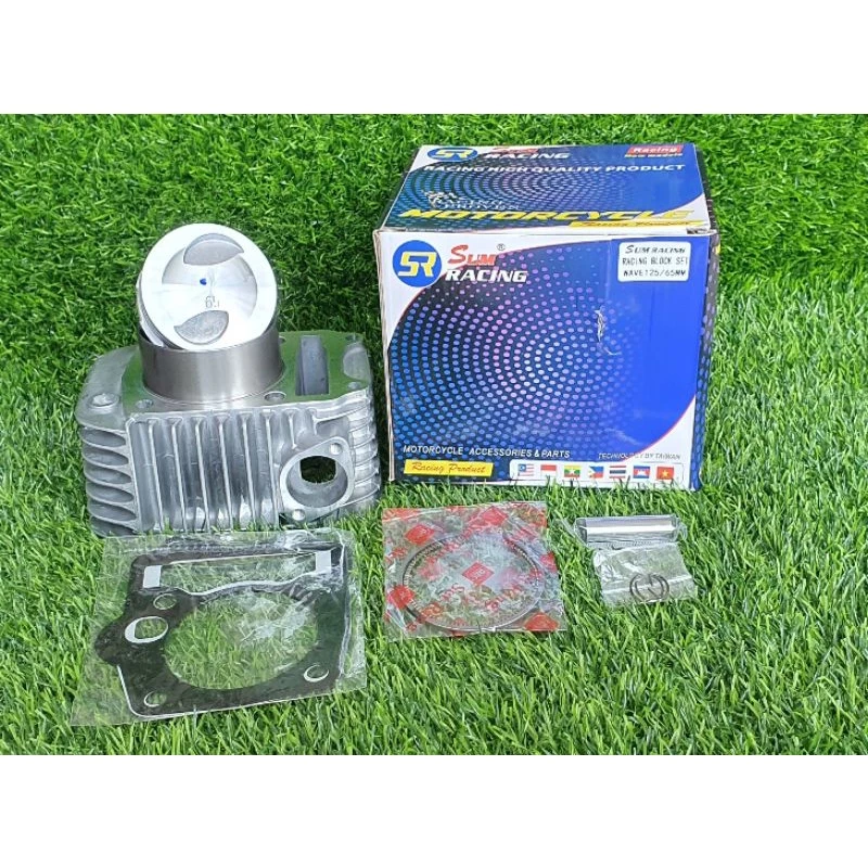 Blok Bore Up Honda Supra X 125 Helm in / Blade 125 fi / Kharisma KPH Size 57MM ( 150cc ) - Image 7