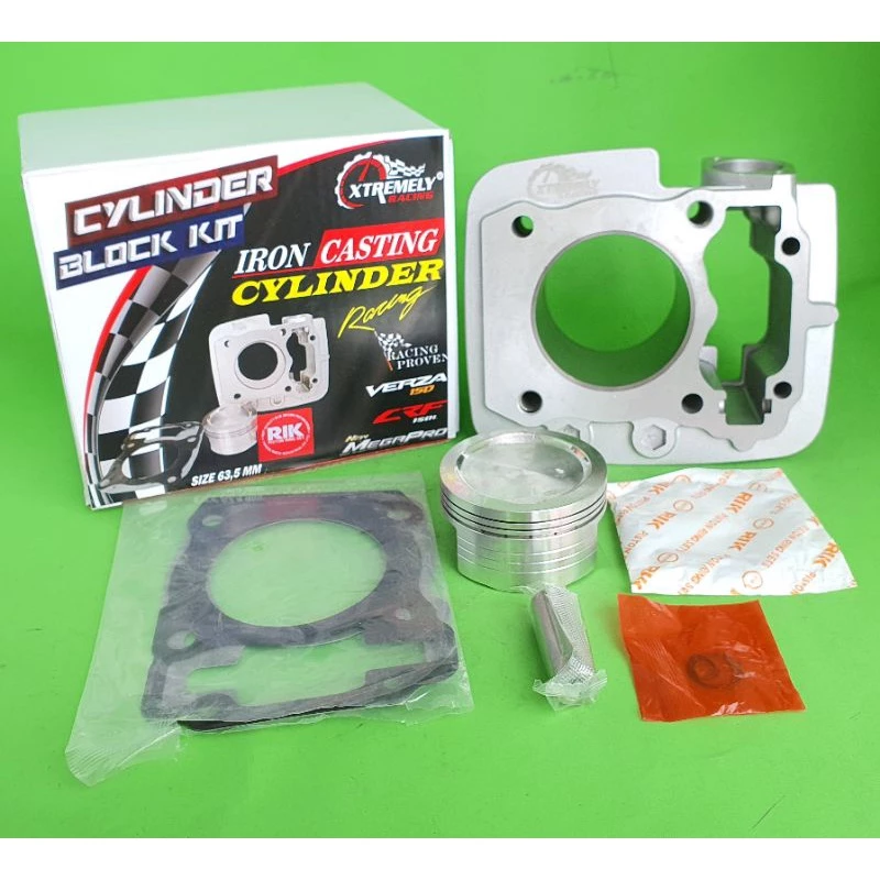 BLOK BOREUP HONDA CRF150L / VERZA/ NEW MEGAPRO 185cc 63.5MM - Image 3