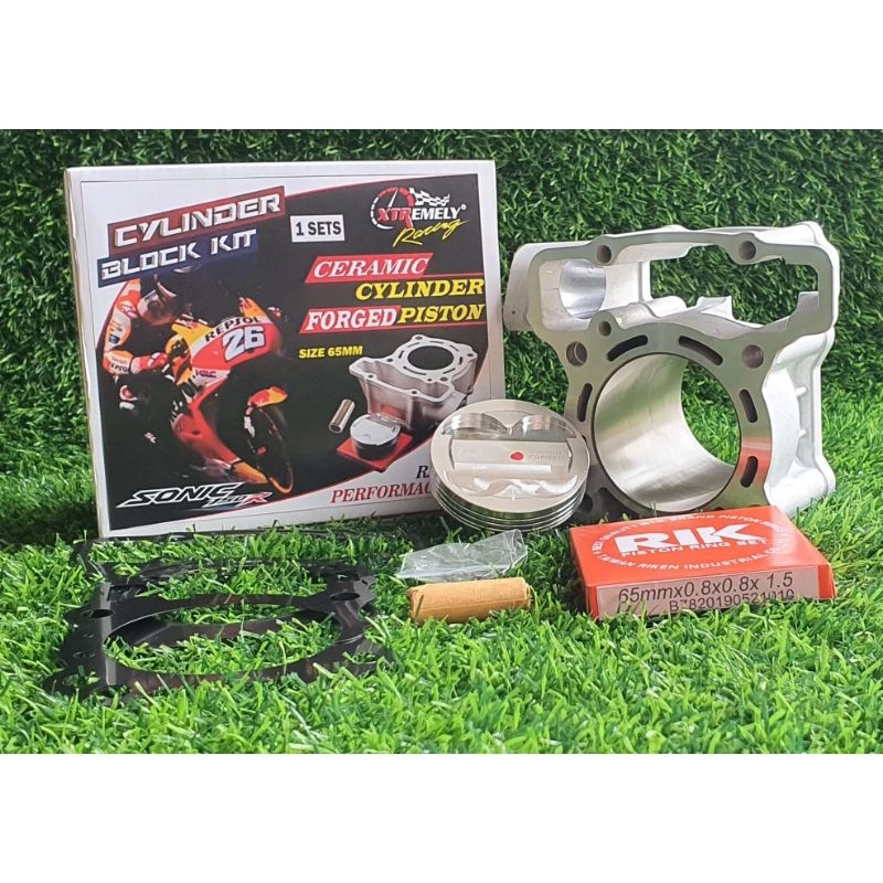 BLOK BORE UP HONDA SONIC / SUPRA GTR / CBR 150R / CB150 SIZE 62M, 63MM & 65MM KERAMIK - Image 2