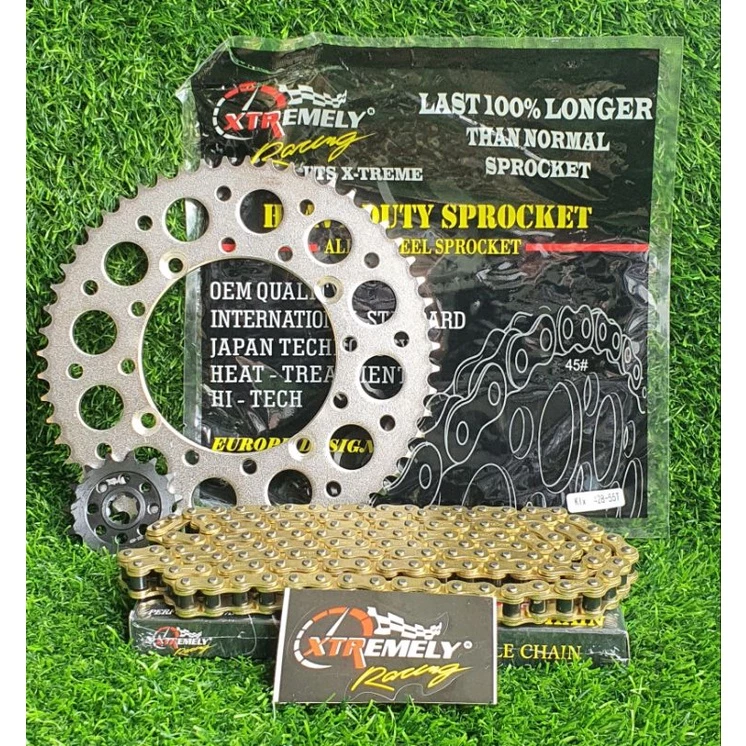 GIR GEAR SET MOTOR KAWASAKI KLX150, D'TRACKER 428H - Image 2